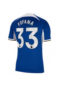 Chelsea Wesley Fofana #33 Jalkapallovaatteet Kotipaita 2023-24 Lyhythihainen